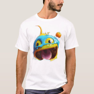 Camiseta "Smileynt líquido: un retrato de pintura con salpi