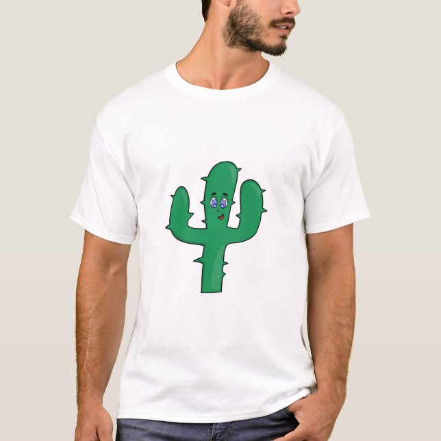 Camiseta Smiling Cactus (Anverso)