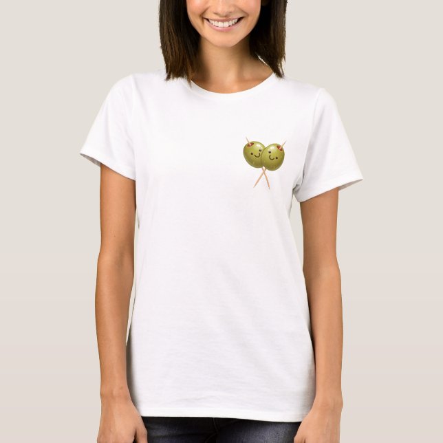 Camiseta Smiling Olive Best Friends (Anverso)