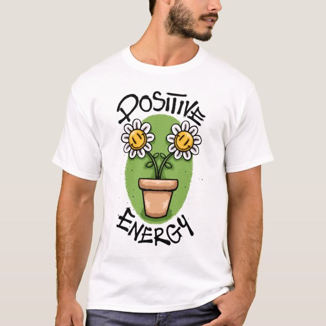 Camiseta Smiling Sunflower Streetwear (Anverso)