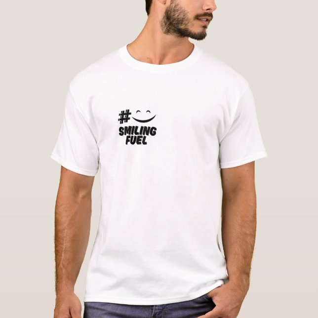 Camiseta #SmilingFuel – Tee con Cita Positiva Dive (Anverso)