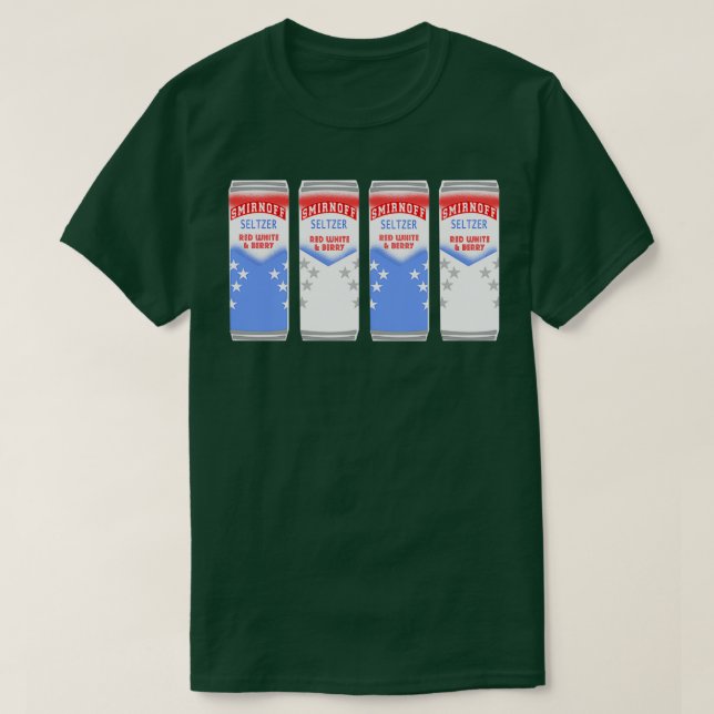 Camiseta Smirnoff Seltzer Red White Berry (Diseño del anverso)