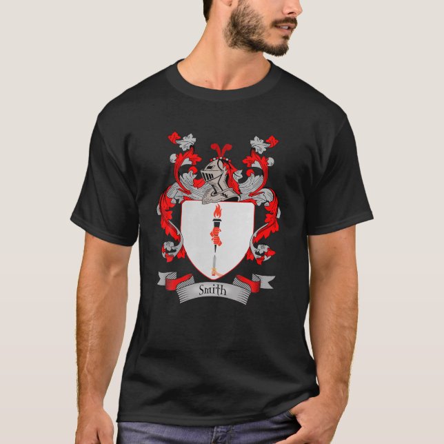 Camiseta Smith Coat Of Arms | Smith Surname Family Crest (Anverso)