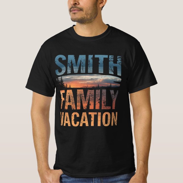 Camiseta Smith Family Vacation Custom Matching Travel (Anverso)