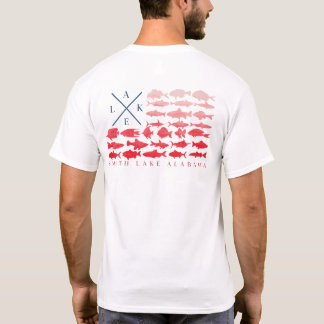 Camiseta Smith Lake Fishing Tee de doble lado