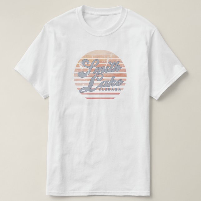 Camiseta Smith Lake Sunset T Shirt (Diseño del anverso)