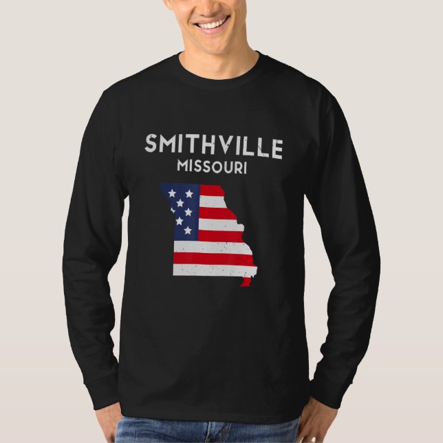 Camiseta Smithville Missouri USA State America Travel Misso (Anverso)