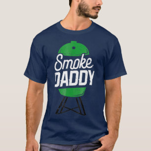 Camiseta Smoke Daddy Green Egg Pitmaster Dad BBQ Grill