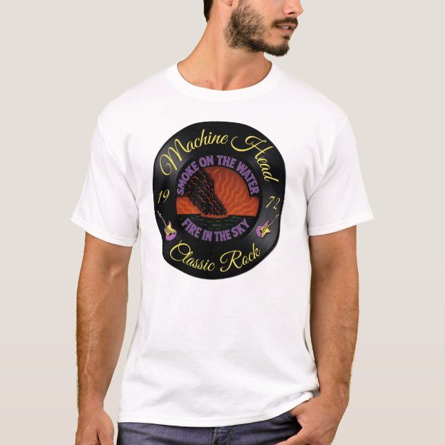 Camiseta Smoke on the water Classic Rock T-Shirt (Anverso)