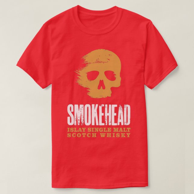 Camiseta Smokehead Scotch Whisky (Diseño del anverso)