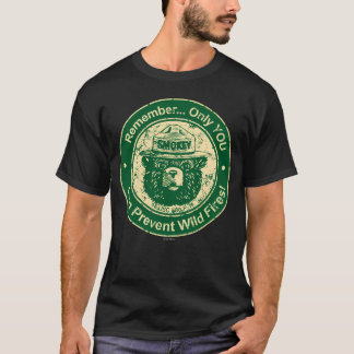 Camiseta Smokey Bear Solo Verde
