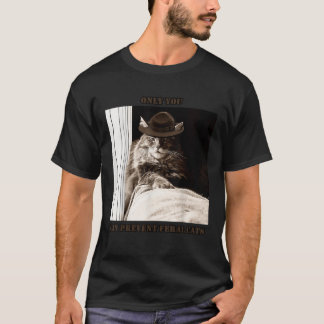 Camiseta Smokey el Gato Solo Tú Puedes Prevenir Gatos Calle