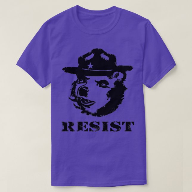 Camiseta smokey el oso che resistir 1 (Diseño del anverso)