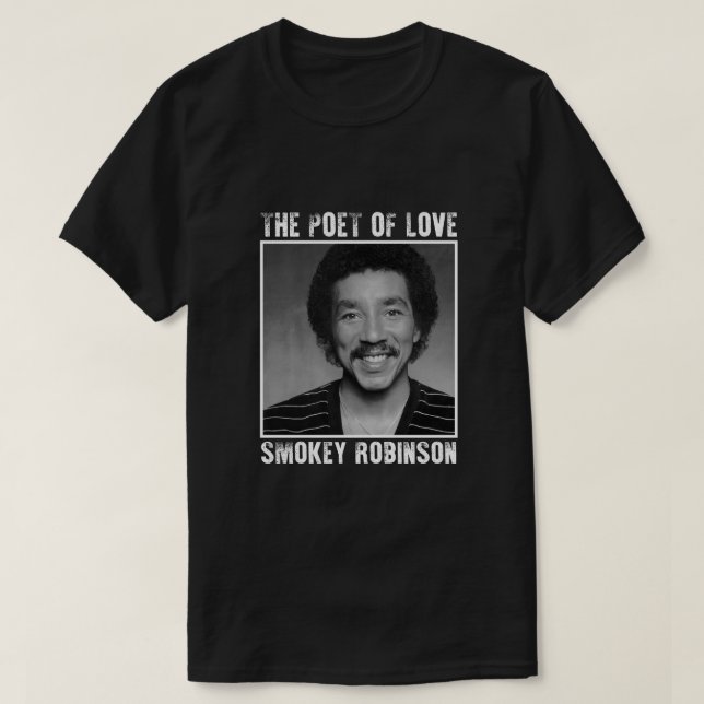 Camiseta Smokey Robinson - El Poeta Del Amor (Diseño del anverso)