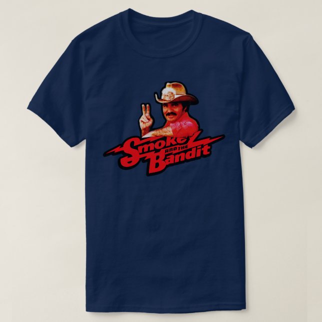 Camiseta Smokey y el arte de los fans de Burt Reynolds (Diseño del anverso)
