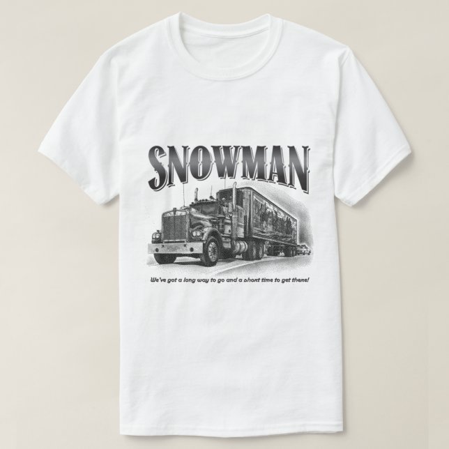 Camiseta Smokey y el muñeco de nieve de Bandit_s (Diseño del anverso)