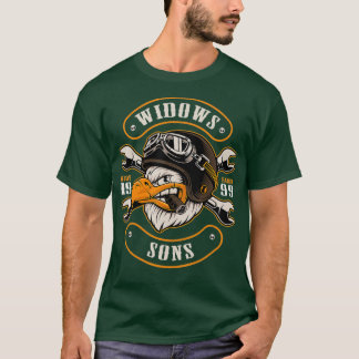 Camiseta Smokin Eagle Widows Sons Masonic