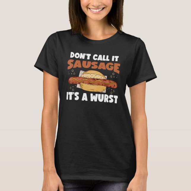 Camiseta Smoking And Grilling German Wurst 1 (Anverso)