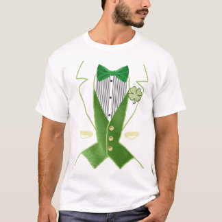 Camiseta smoking del leprechaun