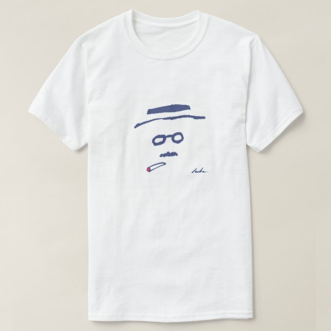 Camiseta Smoking guy (Diseño del anverso)