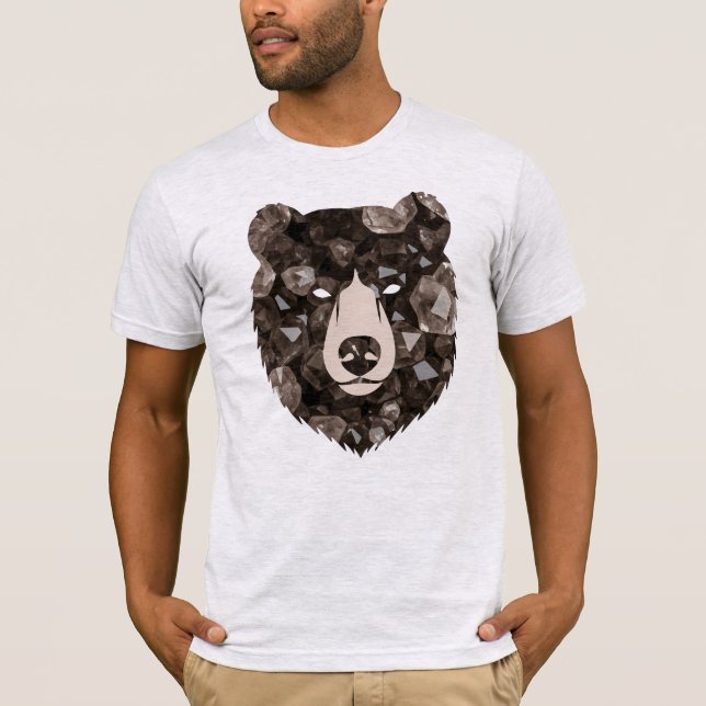 Camiseta Smoky Quartz Bear Crystal (Anverso)