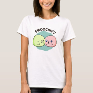 Camiseta Smoochies divertidos besando a Mochi Pun