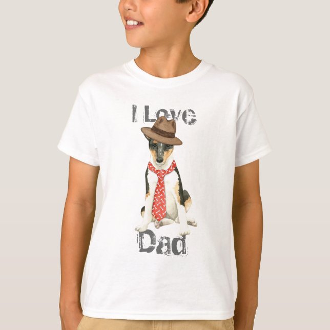 Camiseta Smooth Collie Dad (Anverso)