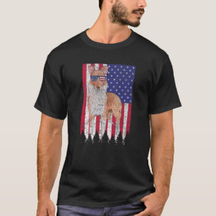 Camiseta Smooth Collie Patriotic Dog Estados Unidos Orgullo