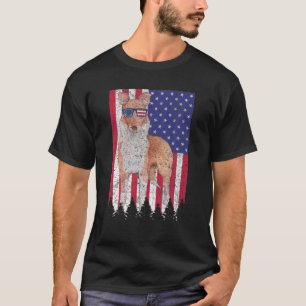Camiseta Smooth Collie Patriotic Dog Estados Unidos Orgullo
