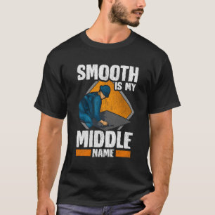 Camiseta Smooth Es Mi Nombre Medio Cemento De Hormigón I Ce