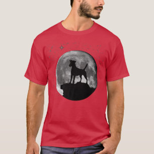 Camiseta Smooth Fo Terrier Dog Moon