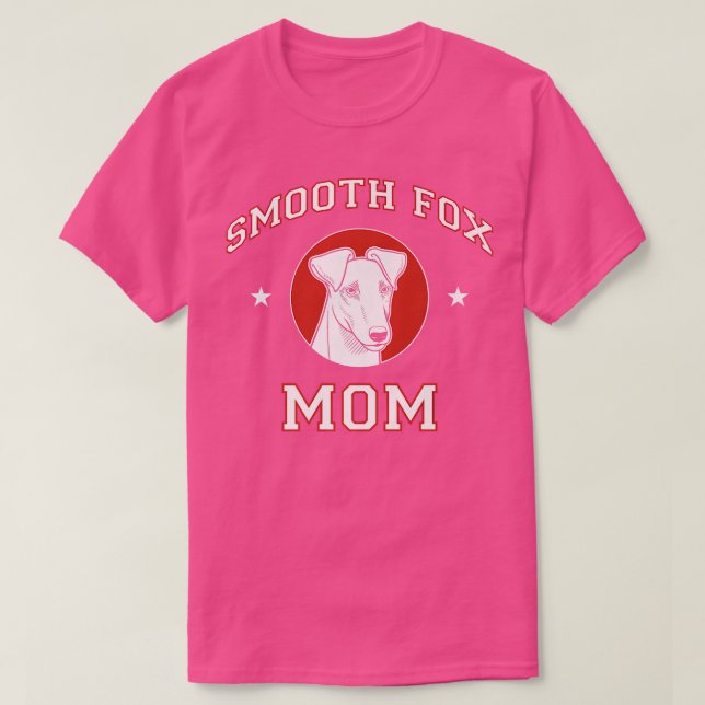 Camiseta Smooth Fo Terrier Mom (Diseño del anverso)