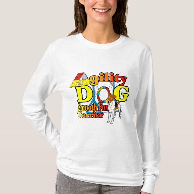 Camiseta Smooth_Fox_Terrier_Agility (Anverso)