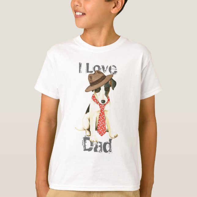 Camiseta Smooth Fox Terrier Dad (Anverso)