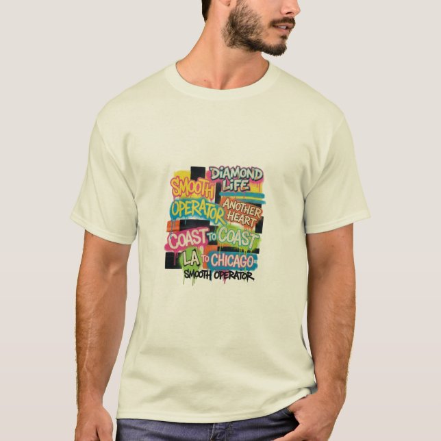 Camiseta Smooth Operator T-Shirt Urban Graffiti Street Art (Anverso)