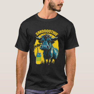 Camiseta Smoothie Lover Cow Moo Pun