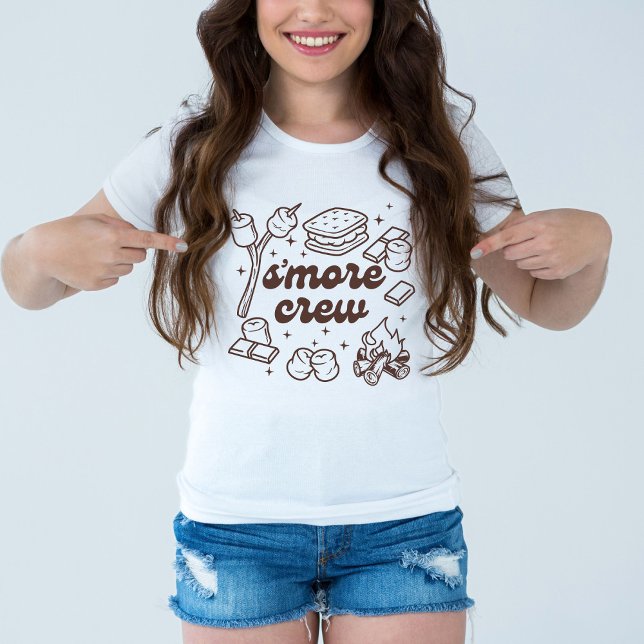 Camiseta S'more Crew Camping Lover Youth Tshirt (Subido por el creador)