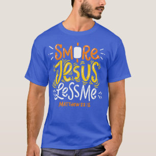 Camiseta Smore Jesus Menos Me Divertido Camping