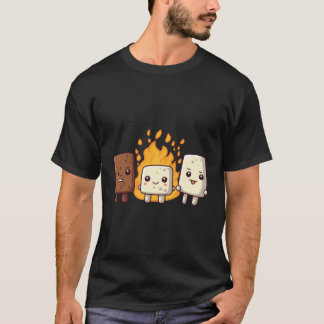 Camiseta S'More Mallow Smores Camper Camg Kawaii