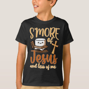 Camiseta Smore Of Jesus Menos De Yo Camper Cristiano Campin