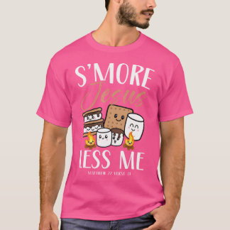 Camiseta Smore Of Jesus Menos Yo Camper Cristiana Iglesia C