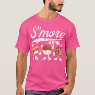 Camiseta Smore Squad Camping Campfire Chocolate Marshmallow