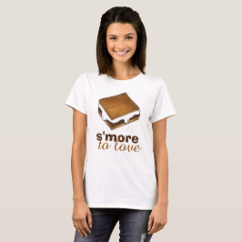 Camiseta S'more To Love Chocolate Campfire Camp S'mores Tee