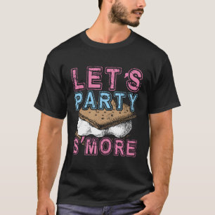 Camiseta Smore Vamos Fiesta Campfire Camping Marshmallow Gi