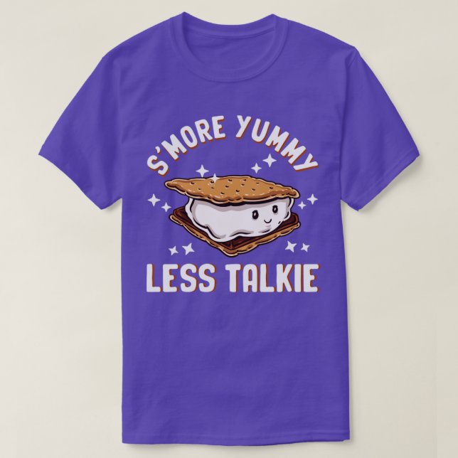 Camiseta Smore Yummy Less Talkie (Diseño del anverso)