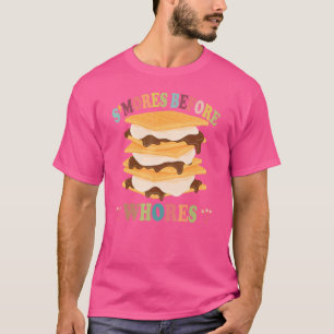 Camiseta S'mores Before Whings Camping Marshmallow Smores