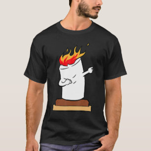 Camiseta Smores Camping Marshmallow Halloween Dabbing Marsh