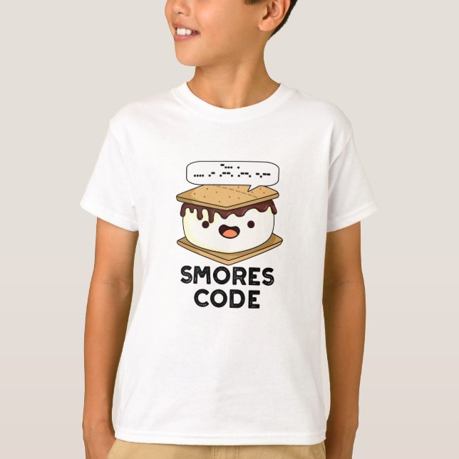 Camiseta Smores Code Funny Food Pun (Anverso)