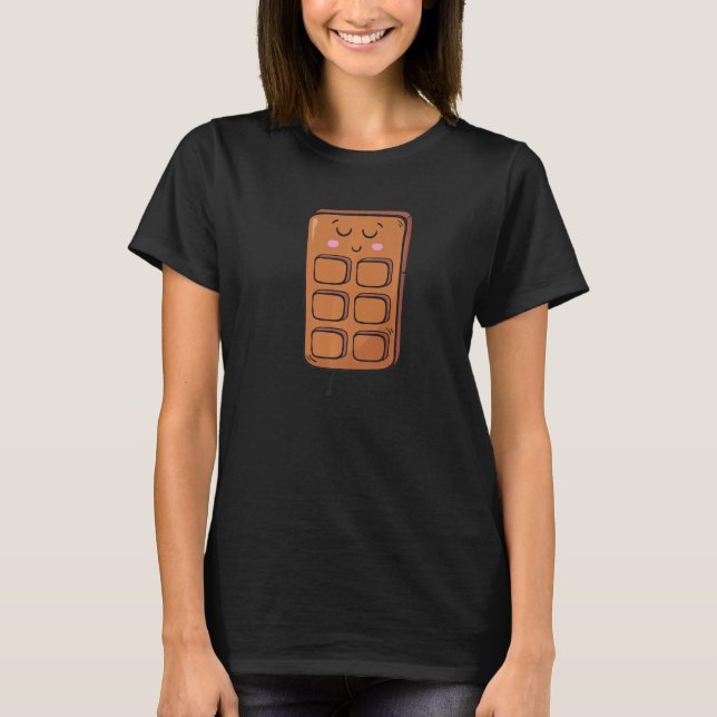 Camiseta S'Mores Costume Cute Chocolate Camping Smores Prem (Anverso)