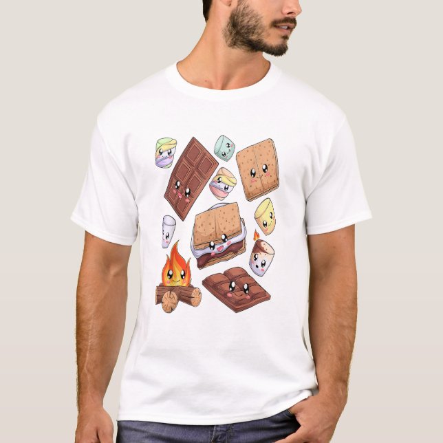 Camiseta Smores Halloween Costume Group (Anverso)